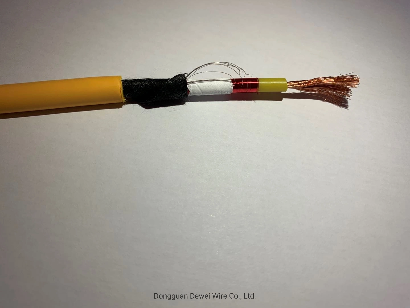 Bare Copper Conductor Silicone Insulated Sensor Cable with 20AWG Dw32