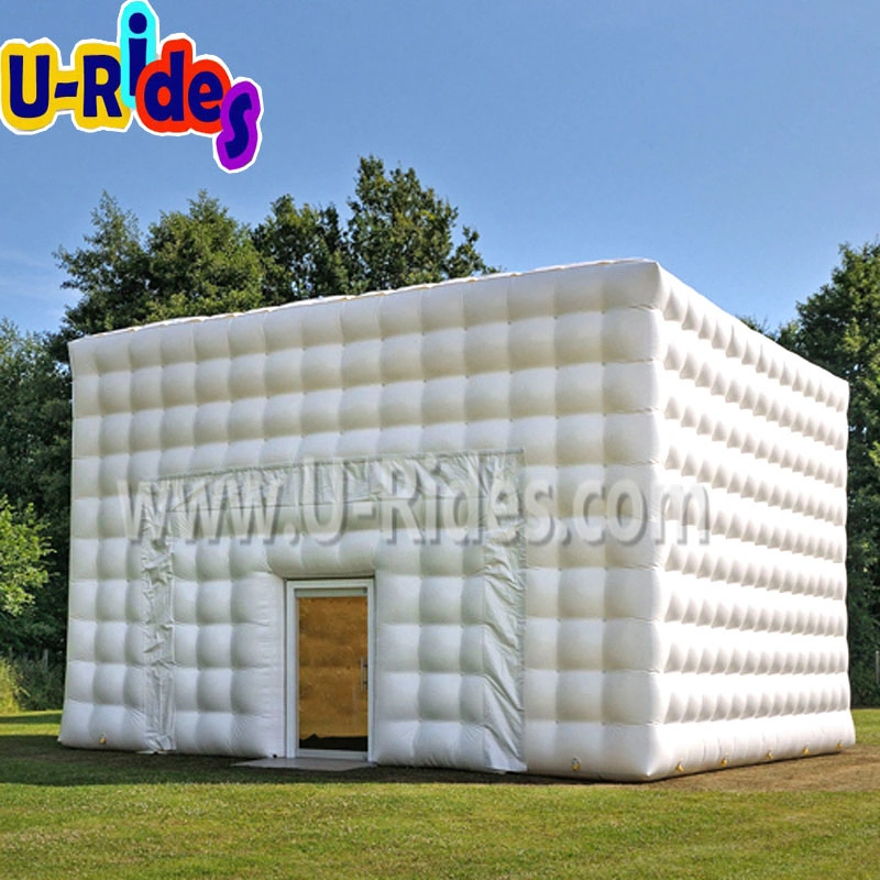 White color  Custom Design Portable Outdoor Advertise Cube Inflatable Tent for Trade Show use Event Inflatable Cube Party Tent Sports Advertising