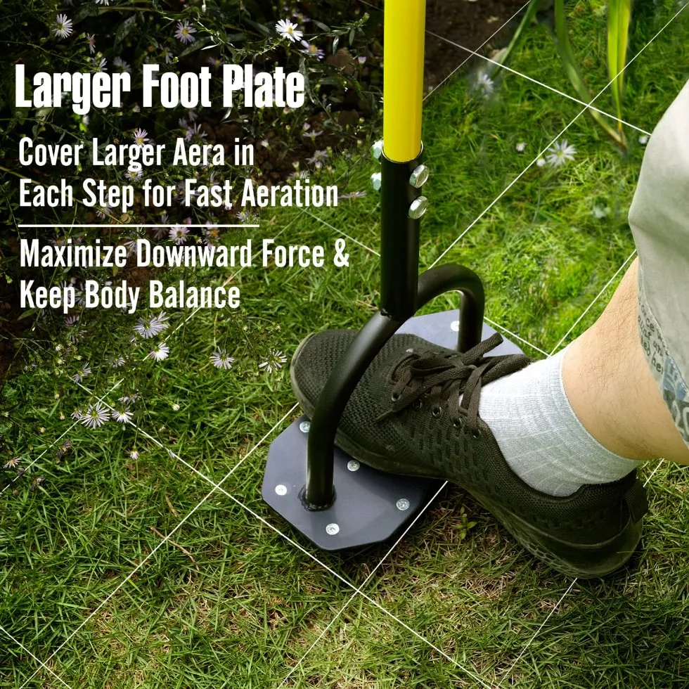 Hot Sale Lawn Air Aerator Grass Aerator Compact Soil Gardening Tool