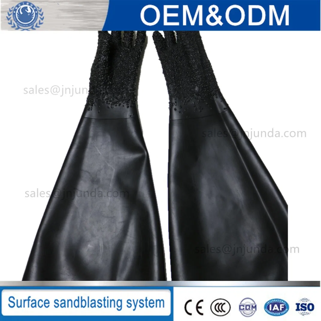 El JD Wear-Resistant y transpirable material Sandblasted Rubber-Based Environment-Friendly guantes