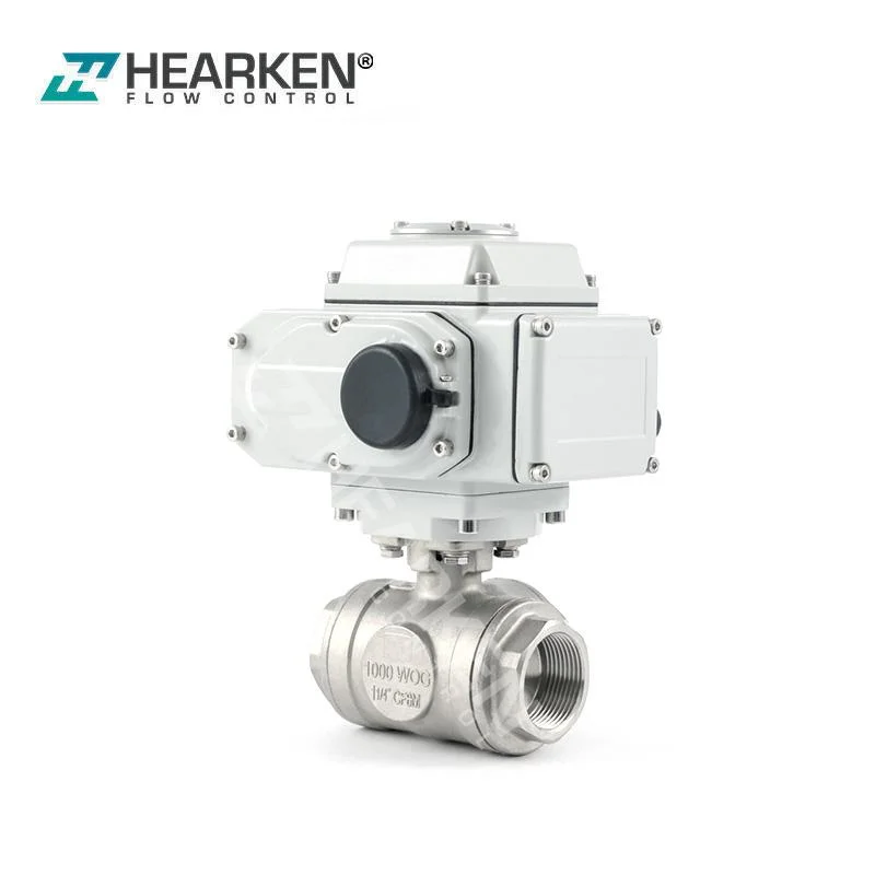 Hot Sale Hea (A) with Ball Valve 3-Ways Quarter Turn Electric Actuator