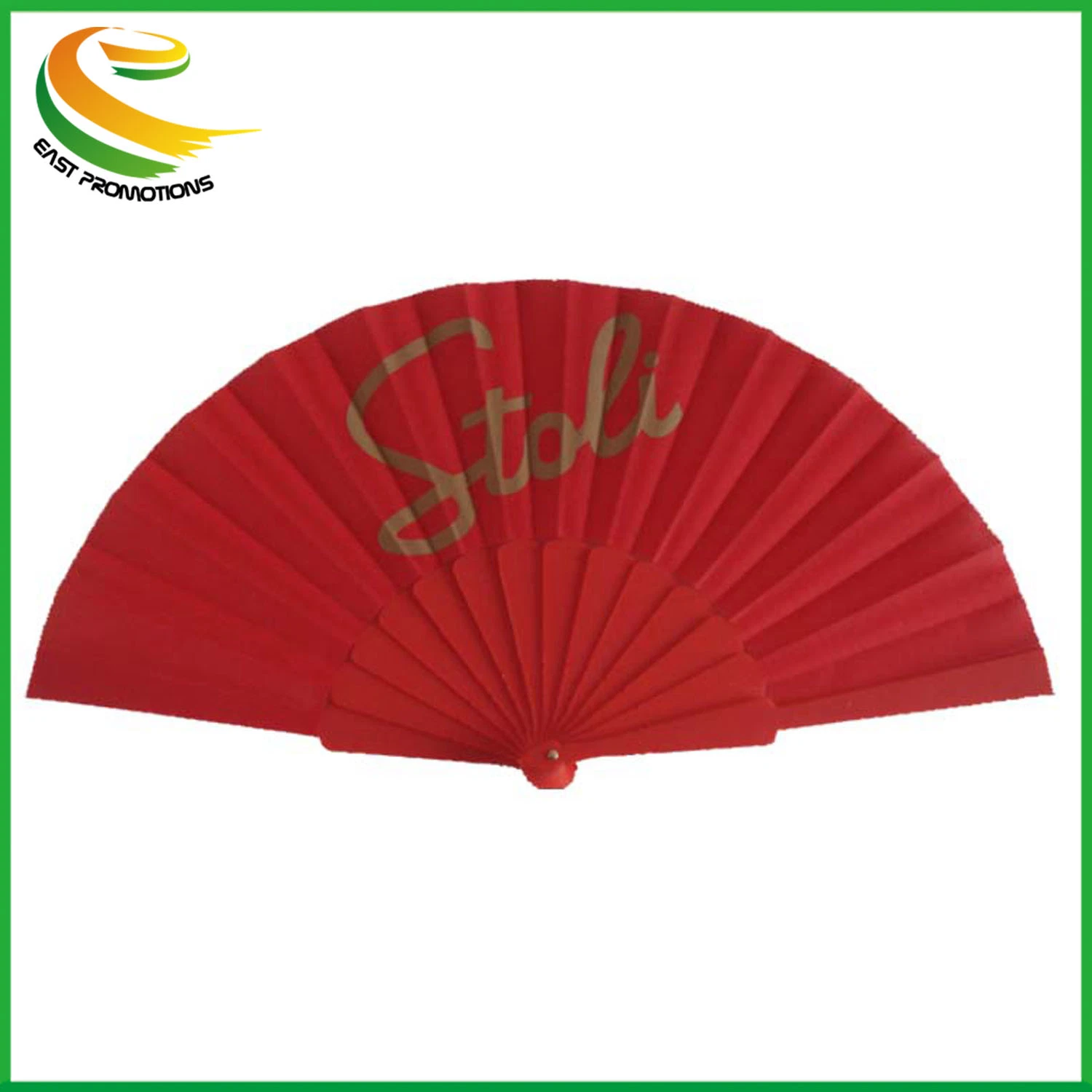 Promotion Popular Plastic Hand Fan with Full Color Printing