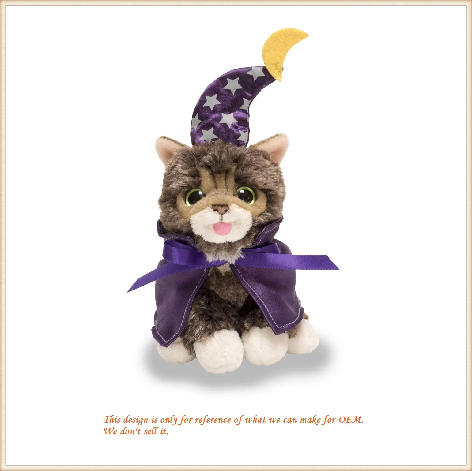 Halloween Home Ornamentik Hexenkatze Plüschtier/ Gefüllte Kätzchen Puppe Spielzeug