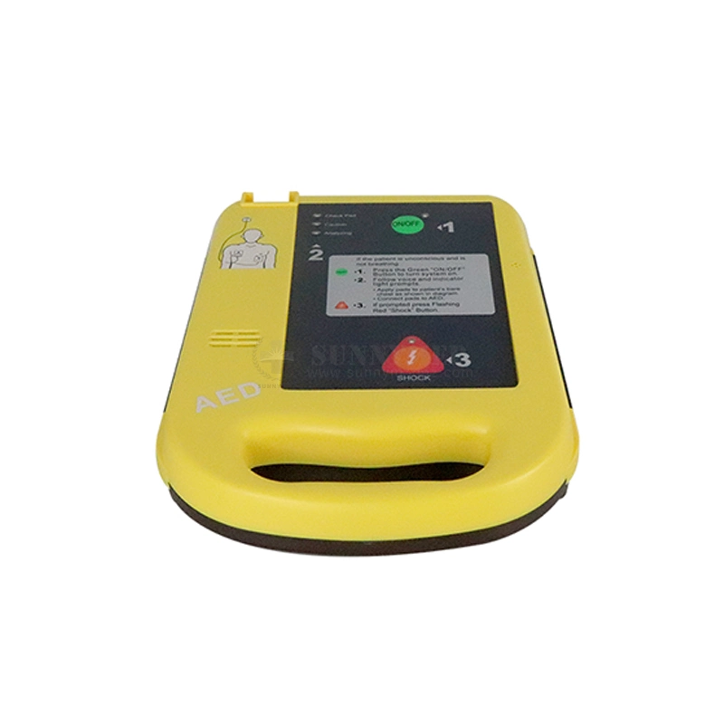 Sy-C025 Medical First Aid Cardiac Biphasic Aed Automated External Defibrillator for Hot Sale