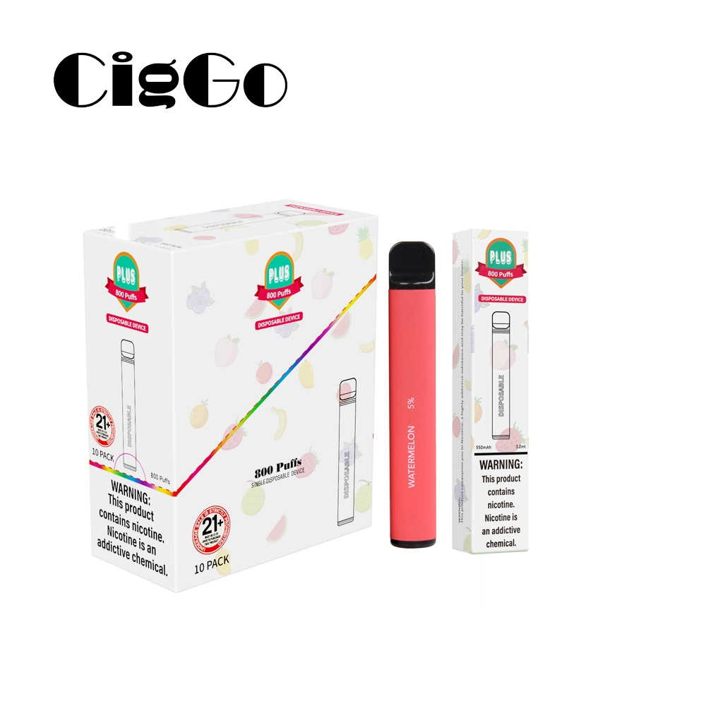 Hipuff Plus Ciggo E Zigarette Großhandel/Lieferant I Vape 800 Puffs Einweg-Pod-Vape