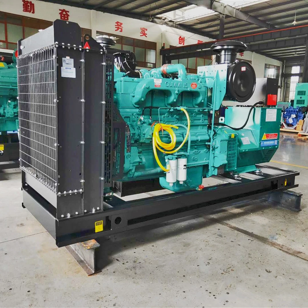 300kw 400kVA Prime Power Open Type Soundproof Type Based Fuel Tank Mounted Diesel Generator Set with Cummins Engine Stamford Alternator