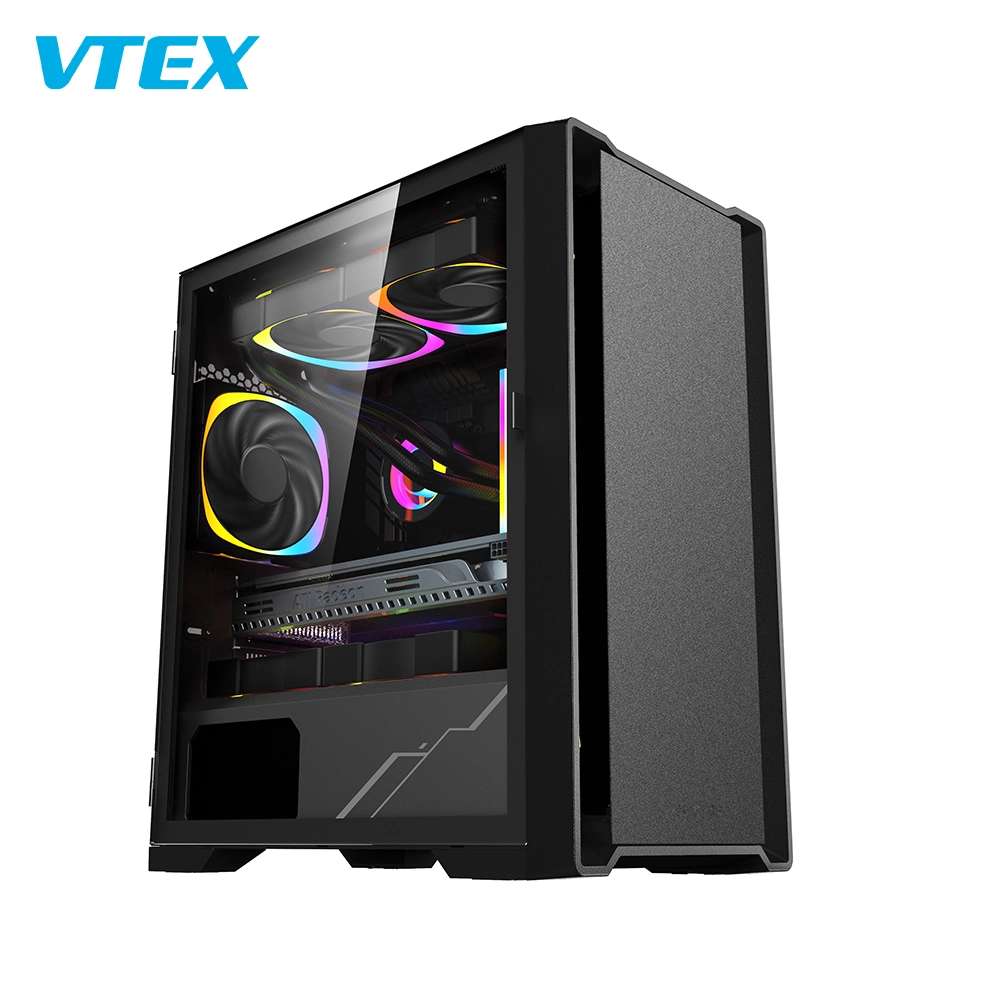 Custom White RGB PC Verification Cabinet Matx Itx Case with Fan Cooling Animation Computer Game Case