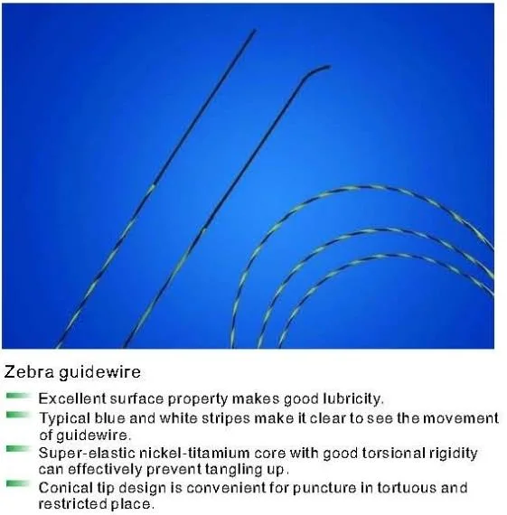 Medical Disposable Zebra Guide Wire 150cm