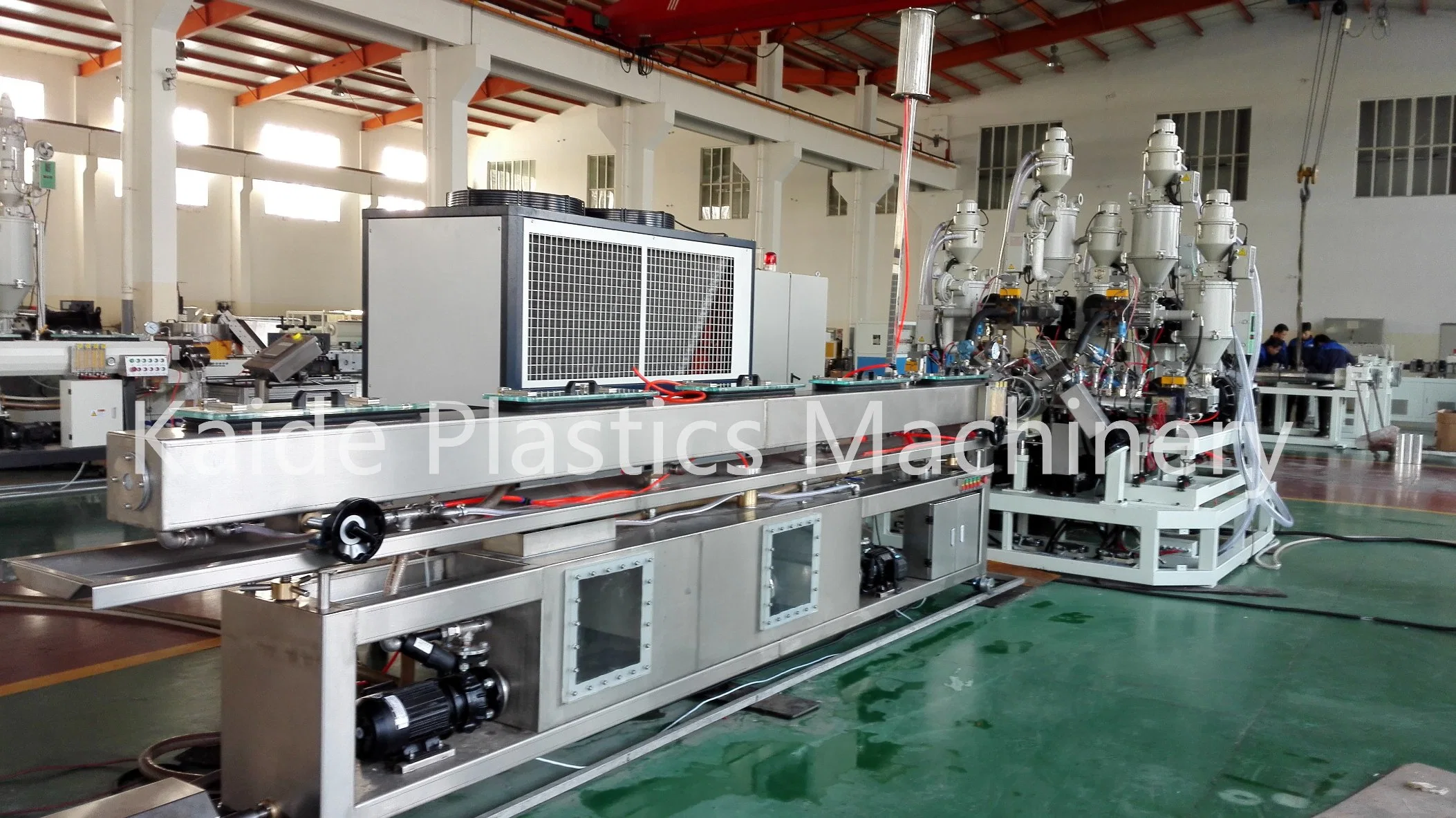 Plastic Making Single Wall Corrugated Pipe Extrude Machine Plant for Sale