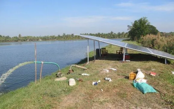 L'Irrigation de Surface de la pompe haut débit de pompe à eau à énergie solaire Produits énergétiques