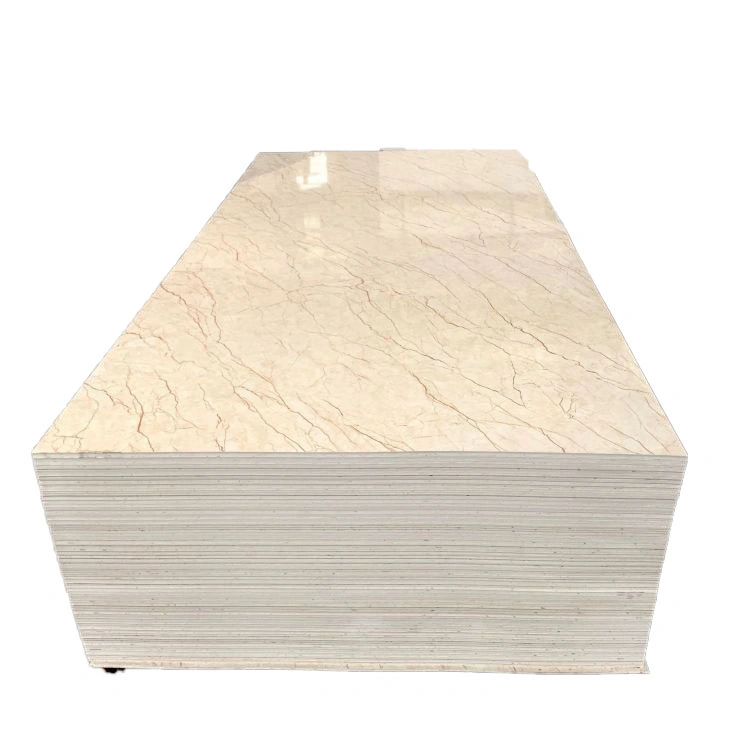 2mm/3mm 4*8 1220*2440mm Interior Decorative PVC UV Marble Sheet Board