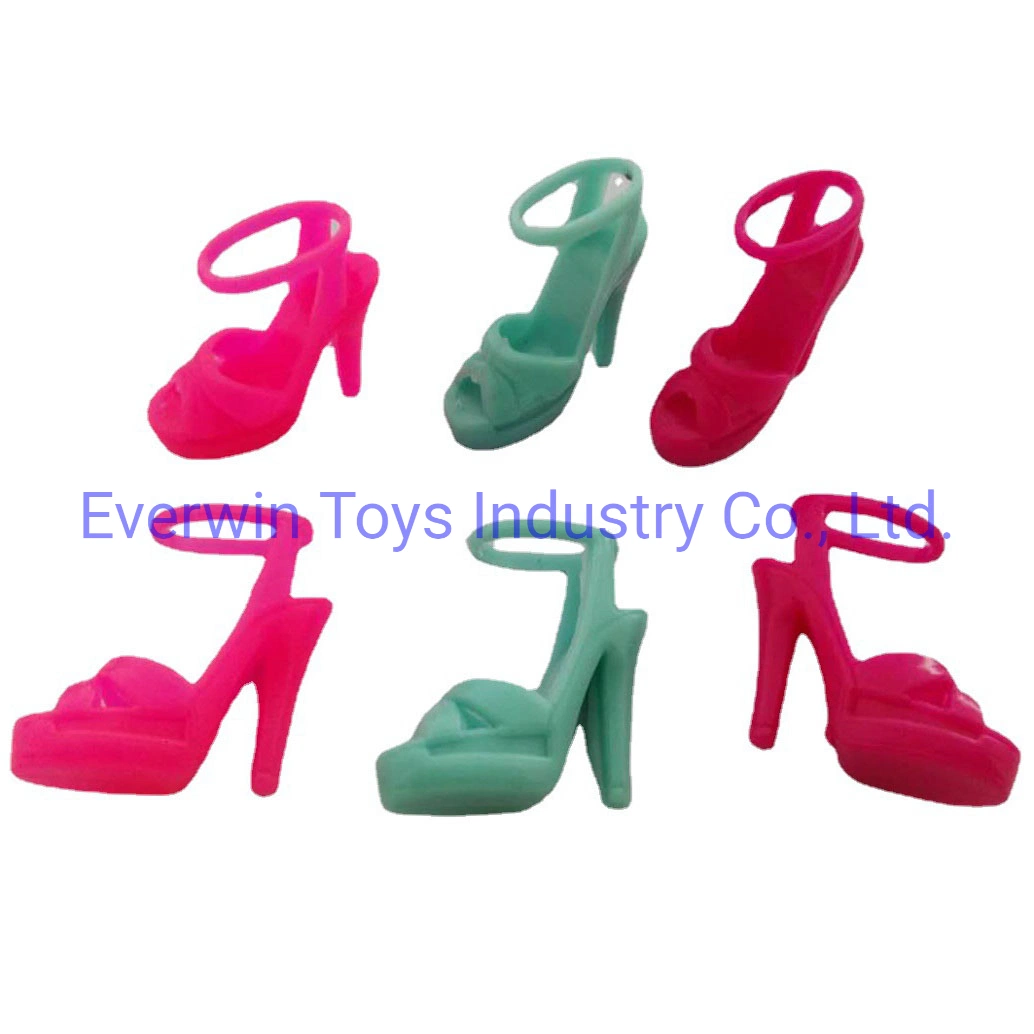 Factory Supply Doll Accessory Plastic Band Shoes Dolls Shoe