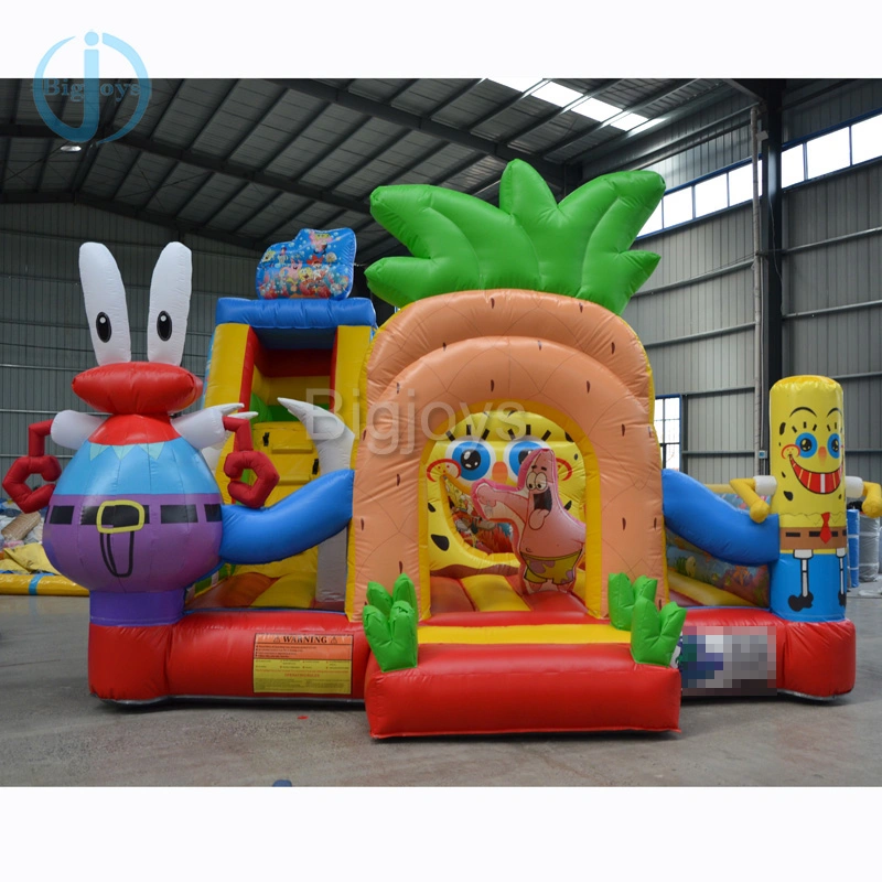 New Design Commercial Inflatable Bouncy Castle with Slide Inflatable Bounce Castle