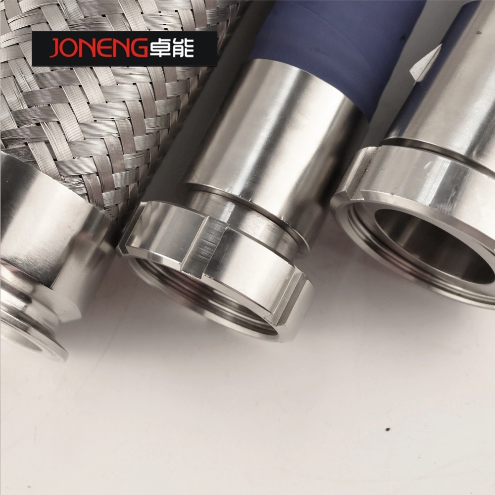 Stainless Steel High Pressure High Temperature Resistant Threaded Flexible Pipe with Interlock