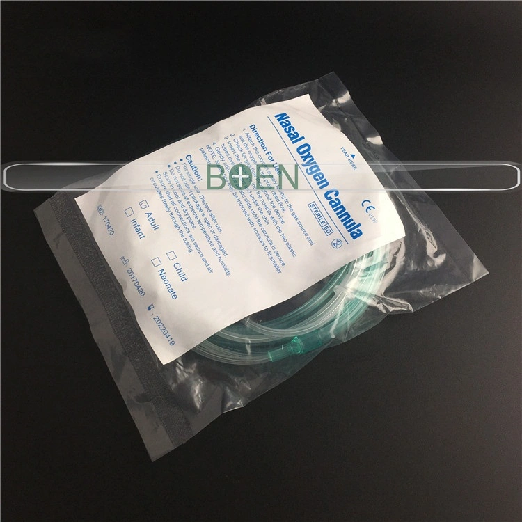 Disposable Oxygen Nasal Cannula Oxygen Cannula with Straight/Curved Nasal Tip