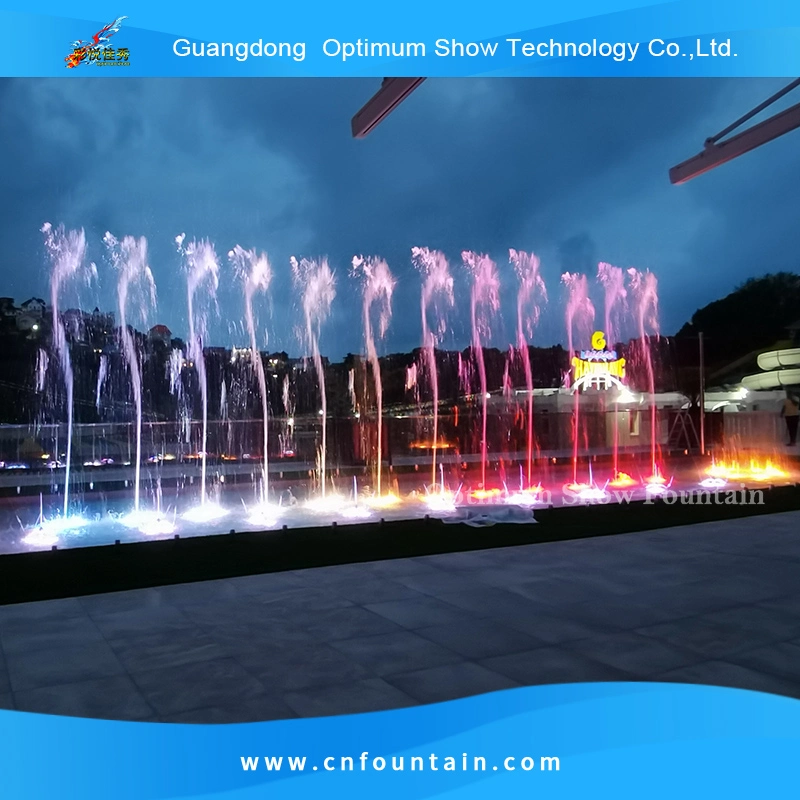 Trade Assurance Motif Light LED Musical Dancing Garden Fountain Outdoor