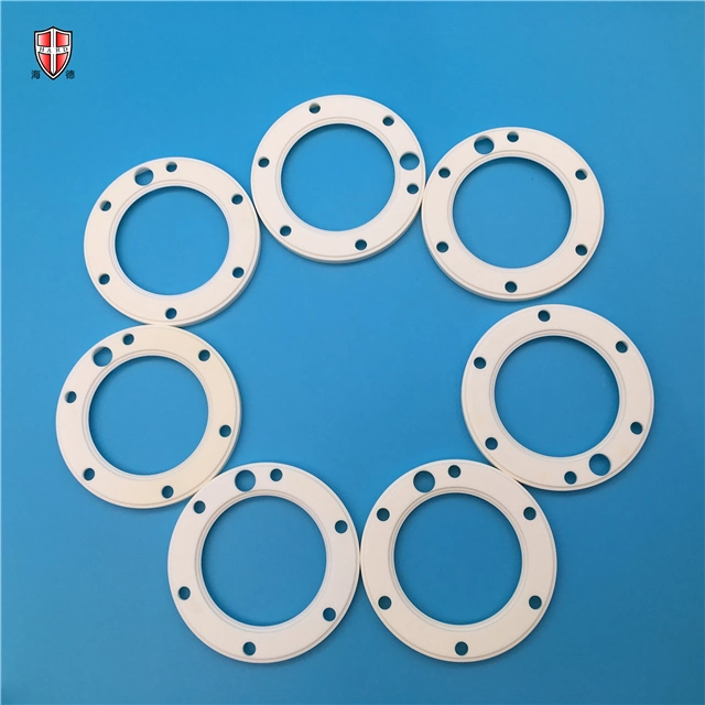 High Purity White Wear and Corrosion Resistant Machinable Alumina Ceramic Ring