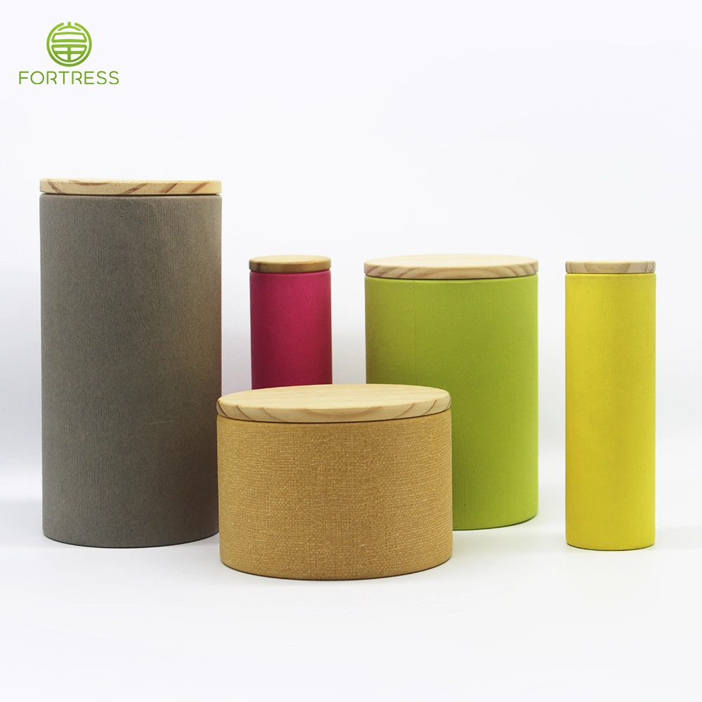 Fancy Paper Food Round Shape Packing Box Spices Paper Tubes