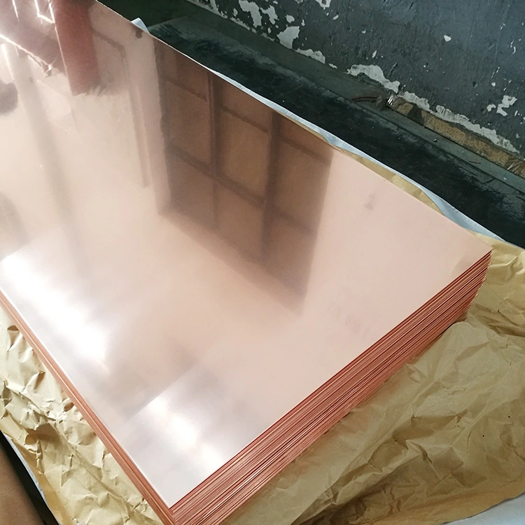 High Quality C12200 99.9% Pure Copper Plate 0.1mm-120mm Thickness Customized