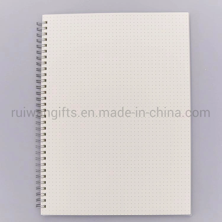 Tapa de PP Cuaderno de espiral Cuaderno de escuela A5, A6, B5