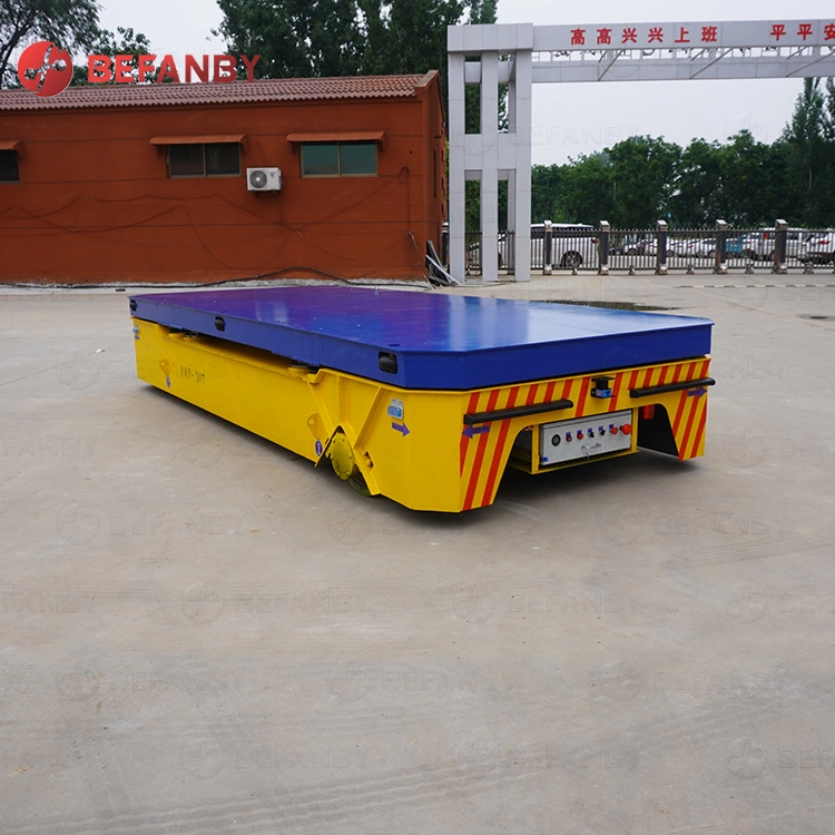 60 Ton Warehouse Auto Electric Transport Railless Cart