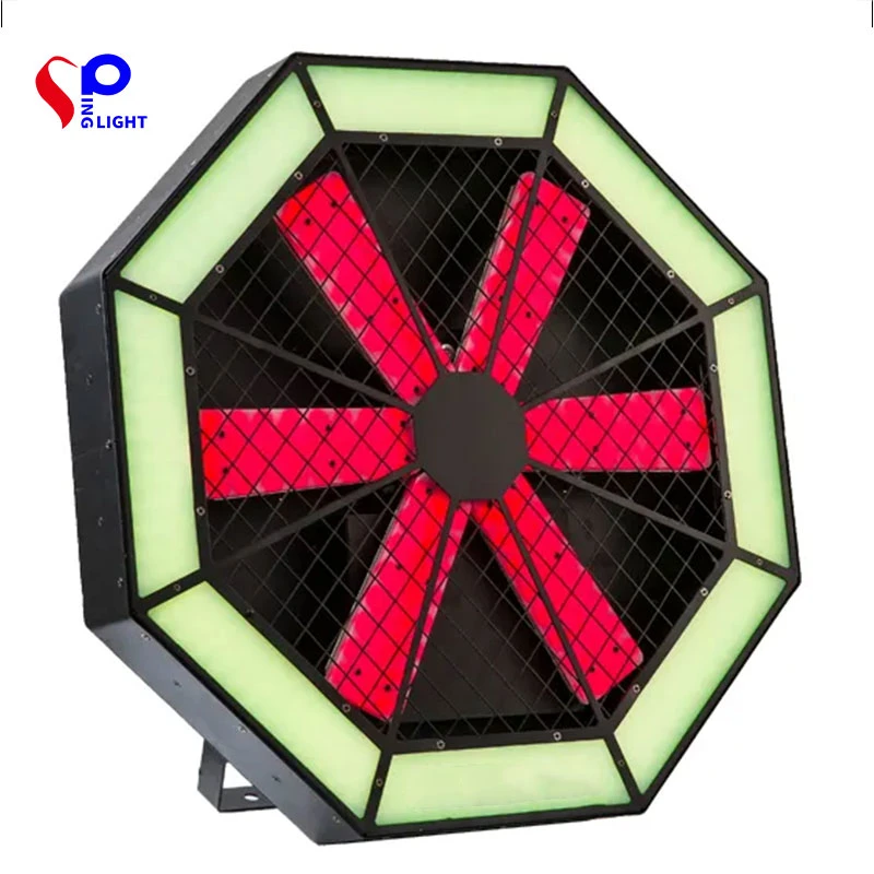 New Arrival Stage Background Rotating Fan Backdrop LED Stage Light