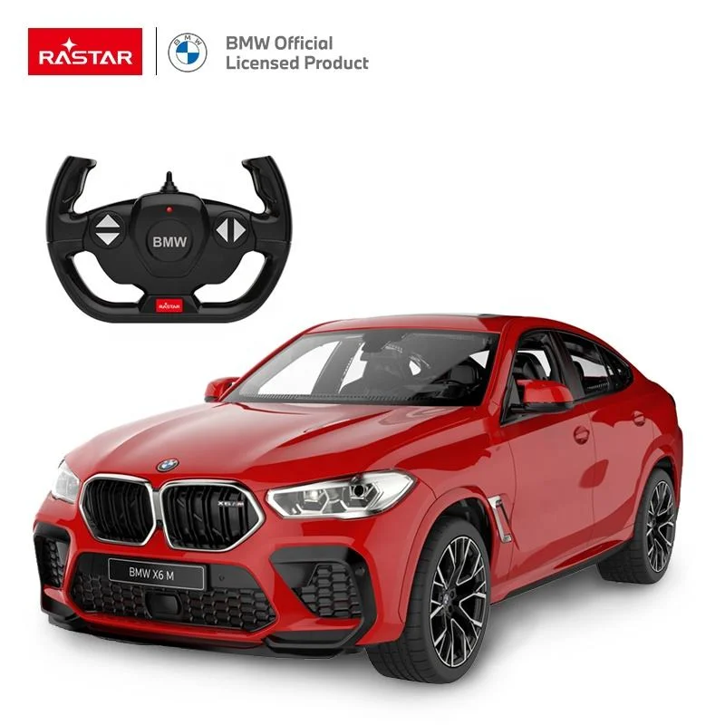 BMW X6 M Rastar Car Model Best Selling Hot Sale Toys 1: 14 RC Toy Car Remote Control Toys for Kids Electric Light Plastic AA