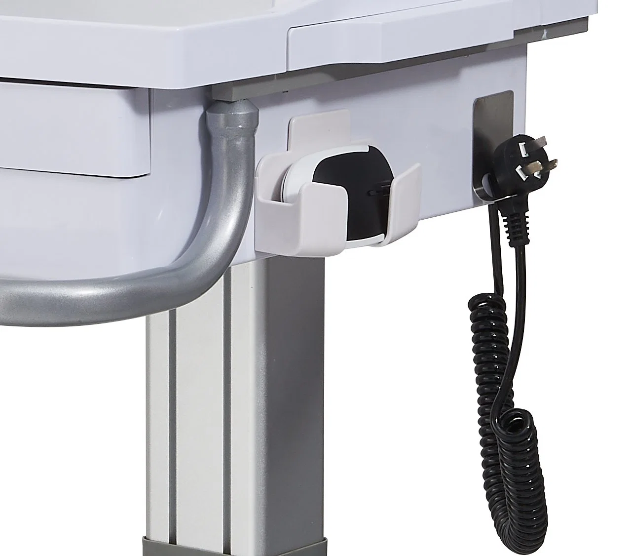 Mobile Battery Powered Telemedicine Cart Workstation with All-in-One Computer for Medical Hospital Furniture- F