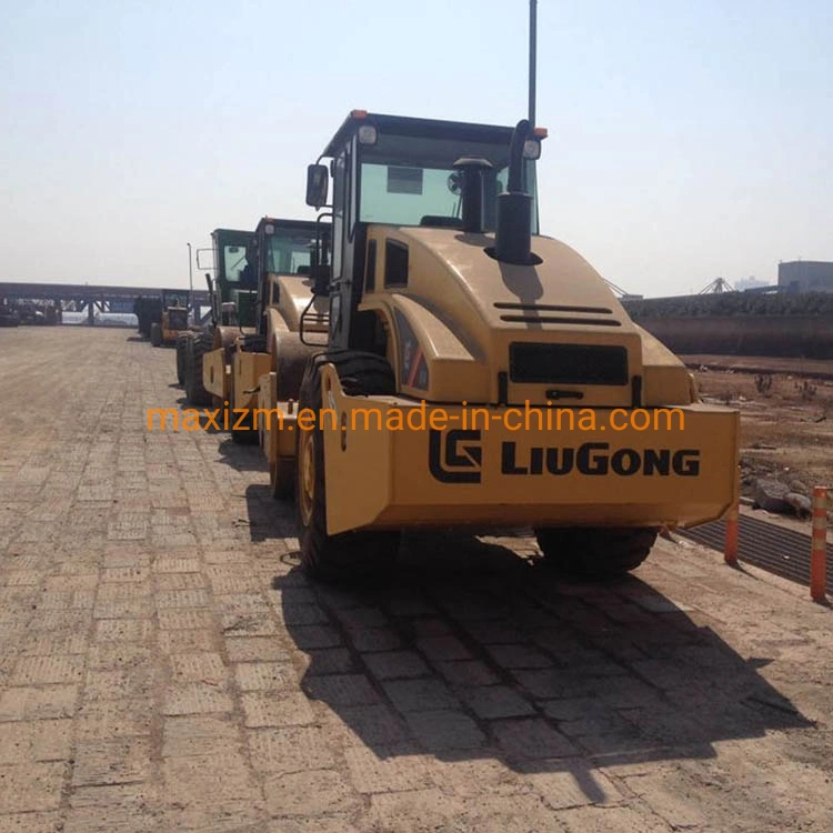 Liugong New 14t Vibratory Road Roller with Pad Foot 6614e 6114e