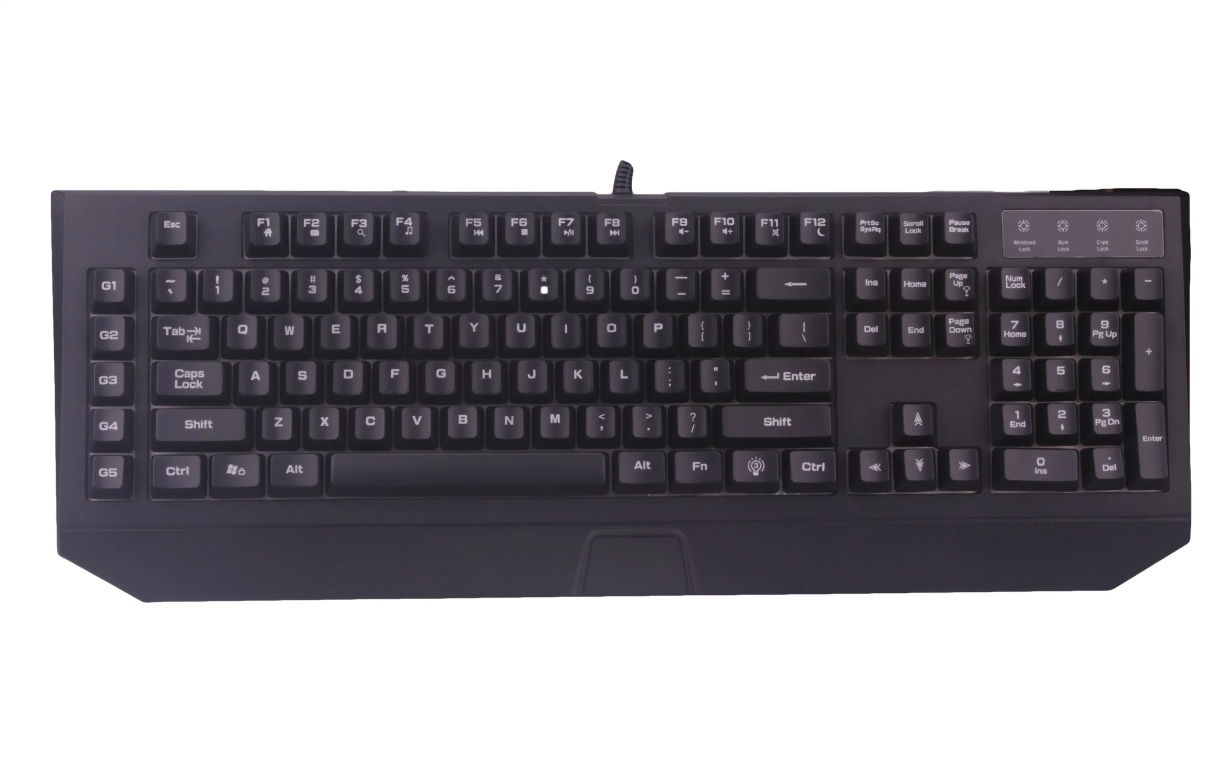 Brilho colorido Tyshen retroiluminação do teclado para jogos para PC