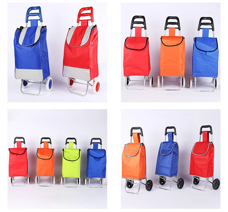 Hot Sell Multifunctional Popular Folding Grocery Shopping Cart/Folding Trolley Portable Fold up Shopping Cart