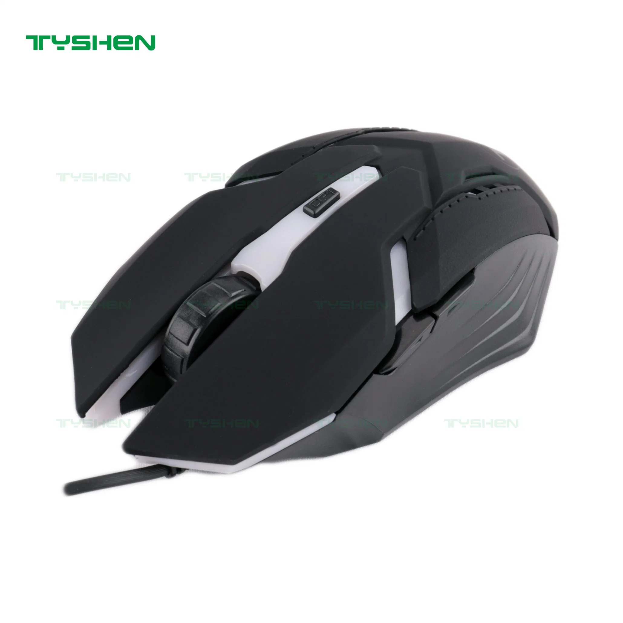 Low-End Gamer Mouse, 6 Buttons, 800/1200/1600/2400 Dpi