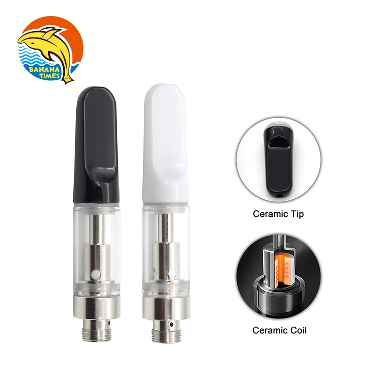 Wholesale/Supplier E Cigarette 0.5ml 1ml 510 Ceramic Empty Cart Cartridge Atomizer for Hhc Thick Oil Wax Live Resin Rosin