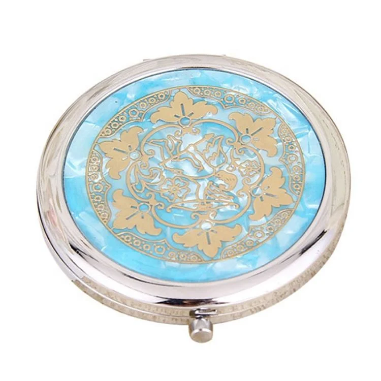 OEM Portable Reusable Fancy Design Pocket Mini Makeup Mirror