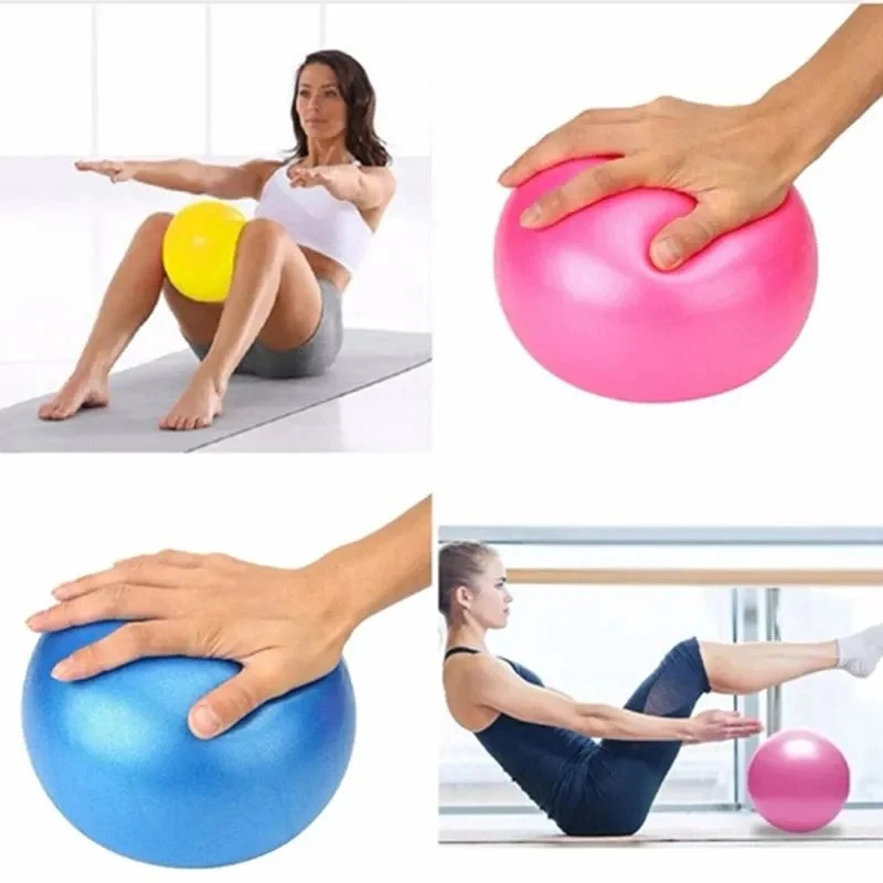 Hot Sell Fitness Stabilität Pilates Ball Smooth Yoga Multi Colorpvc 25cm Yoga Ball