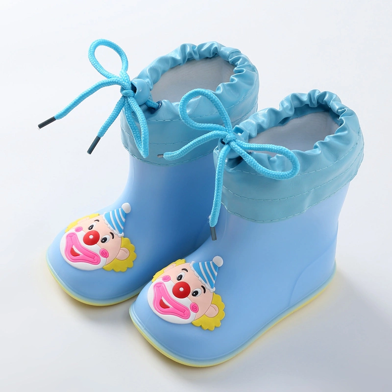 Boys Girls Rain Boots Infants 1-6 Years Old Waterproof Shoes Rubber Shoes Water Shoes Spring and Summer Kids Rain Boots