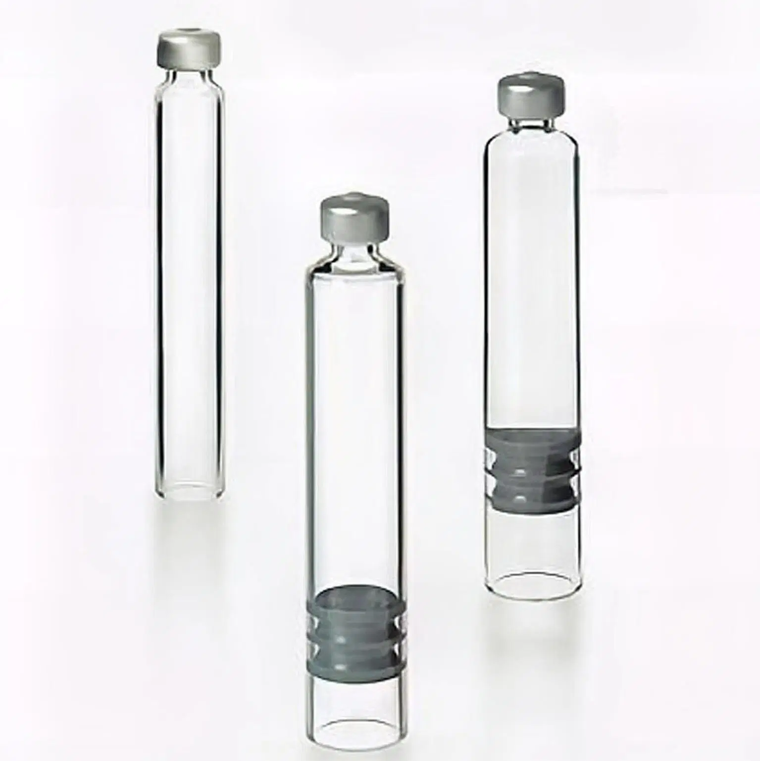 1,5 ml 1.8ml 3ml médicos desechables, cartucho de vidrio transparente