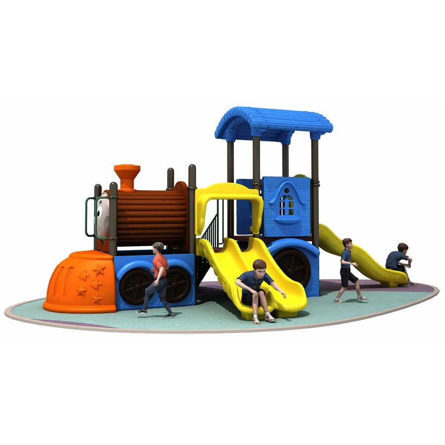 Jinshi adorables niños Playground parque de diversiones al aire libre los elementos de equipamiento Thomas Diapositiva de plástico