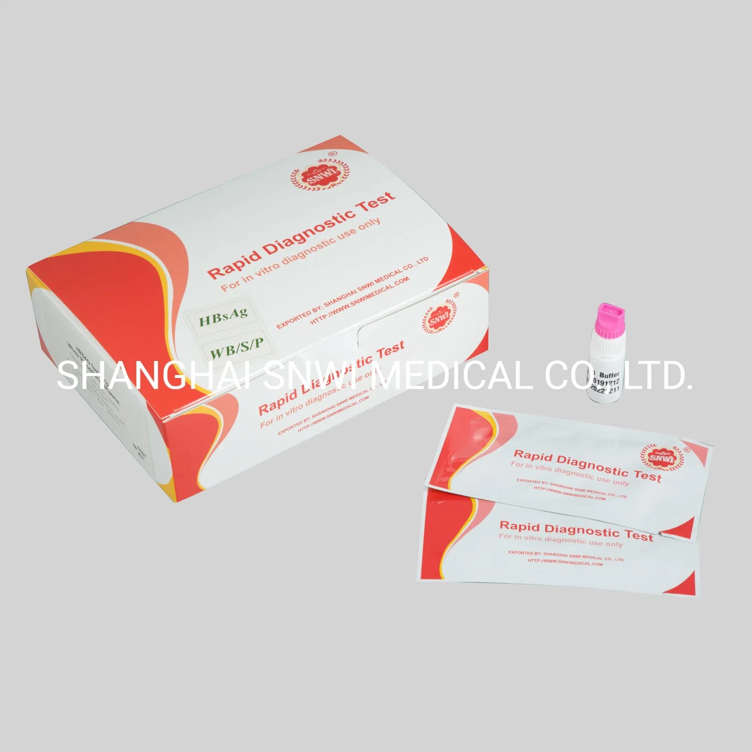 Hochempfindlicher Medizinischer Diagnoseinschritt-Chromatographischer Chromatographischer Gold-Immundiagnoseinesay Schnelltest-Kit für HCV/HBsAg/HIV/fob/HP/HCG mit CE/Whitelist