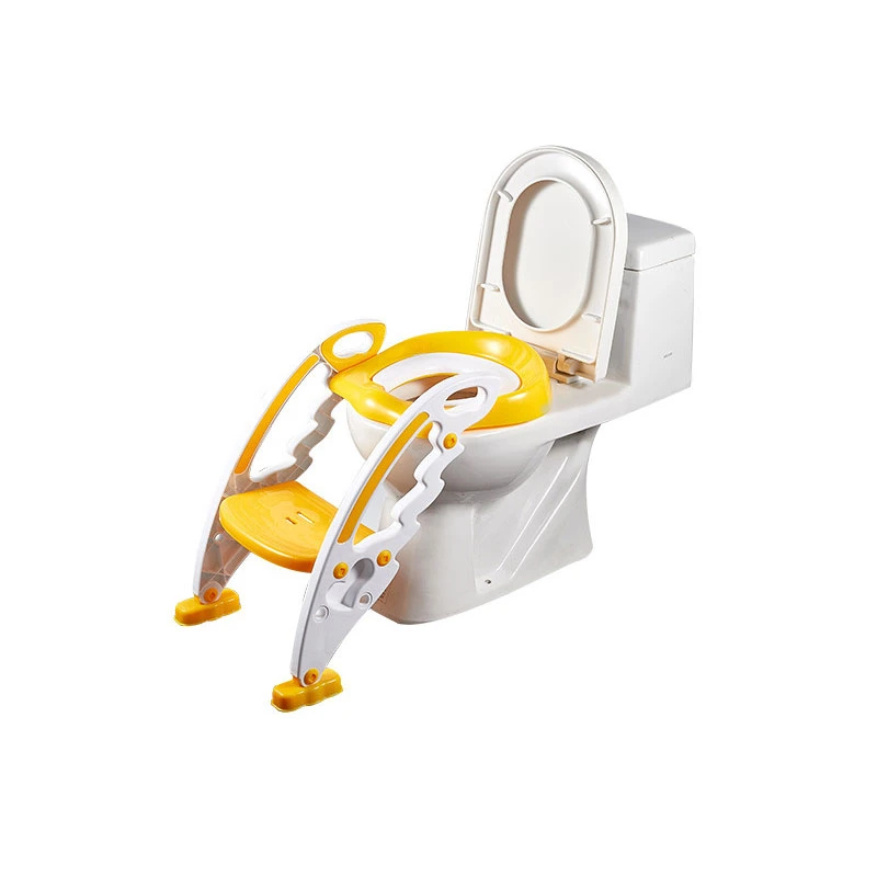 Entrenador de potita con asiento suave ajuste de bebé Potty asiento de entrenamiento Con escalera plegable asiento Potty