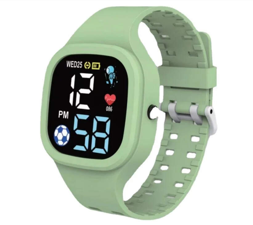 Hot Sell Plastic Watch Student Children Toys Electronic Silicone Watch