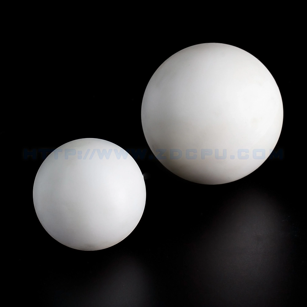 China Custom Size Soft White Rubber Ball mit Loch Hersteller