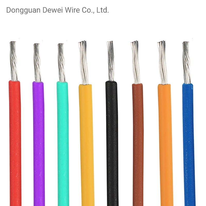 UL1726 24AWG cable PTFE cable Fluoroplástico cable de cobre aislado