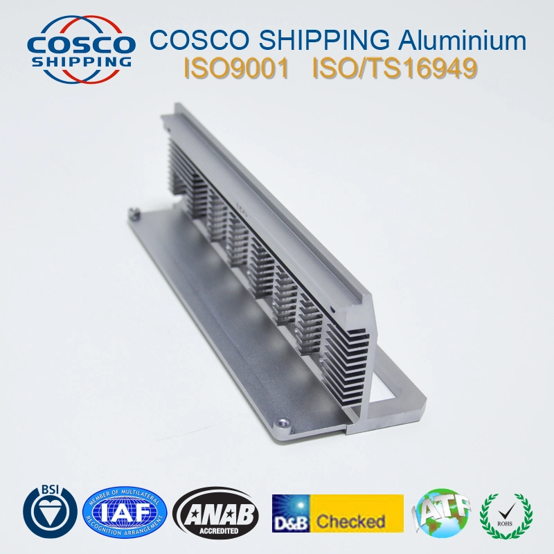 Competitive Aluminum Profile for Heat Sink with Clear Anodizing