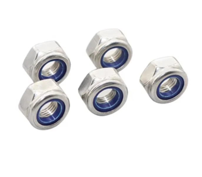 Stainless Steel Nylon Self-Locking Hex Nuts Locknut Slip Lock Nut