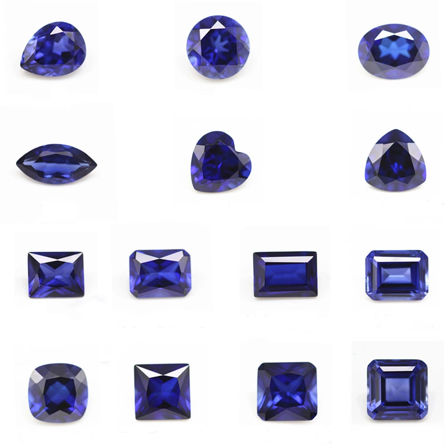 Loose Gemstone Marquise Shape Blue Sapphire for Jewelry Setting