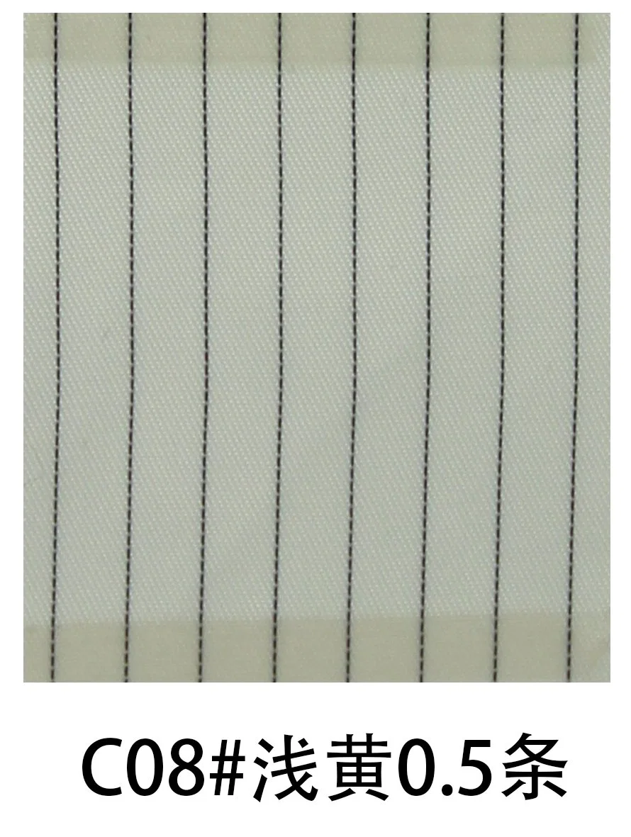 ESD Antistatic Fabric with 98% Polyester and 2% Carbon Fibre for Chemical Lab Uniforms