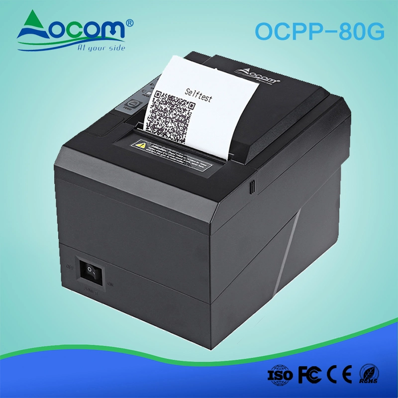 OEM Desktop Wall-Mounted 80mm Thermal Printer with Auto Cutter