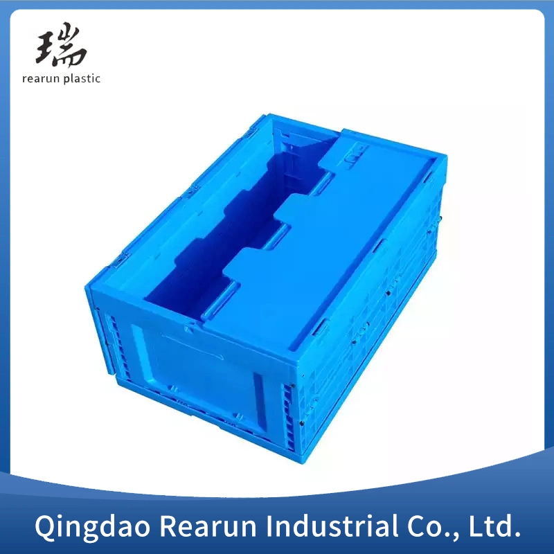 Heavy Duty Folding Storage Plastic Container for Warehouse