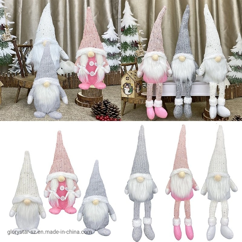 Año Nuevo 2023 Home Adornos de Navidad regalos de Gnome muñeca sin rostro